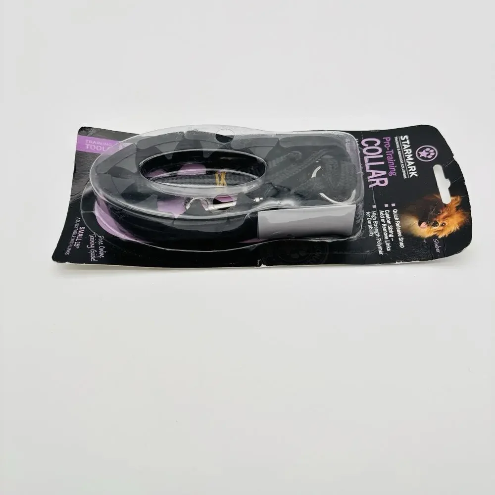 Starmark Pro-Training Dog Collar Black 15-in Small. New In Packaging.